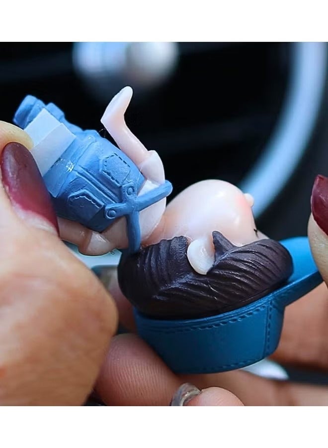 2pcs Cute Couple Shape Home Office Decorations with Balloon, Car and Office Accessories, Room Decoration - Image 5